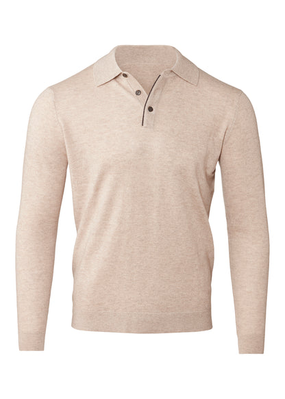 Suede Trim Polo