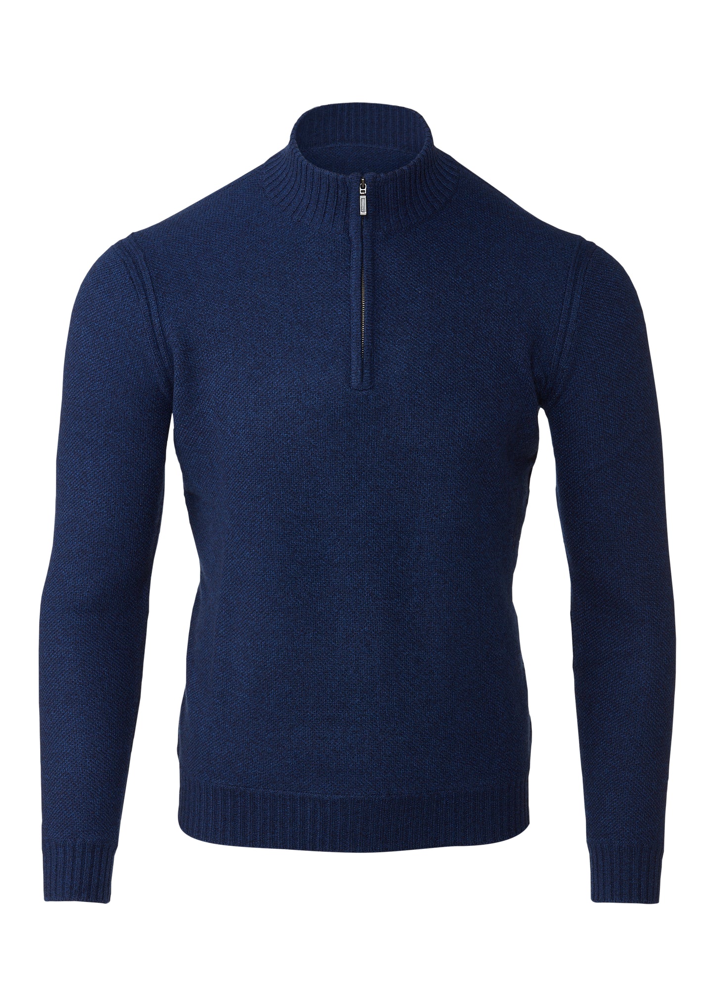 Pique Qtr Zip Mock