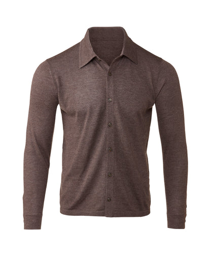 Worsted Shirt Cardigan