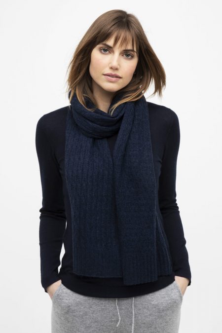 Cable Scarf - Kinross Cashmere
