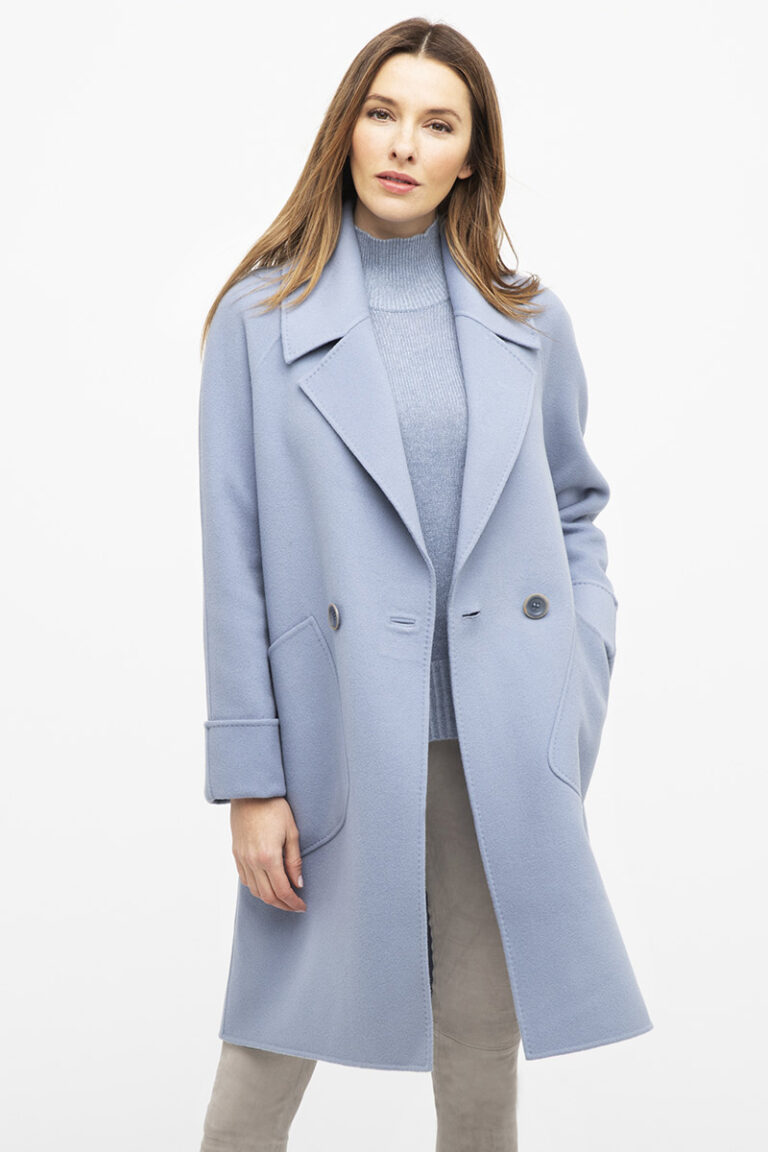 Notch Collar Coat - Fall 2020 - Kinross Cashmere