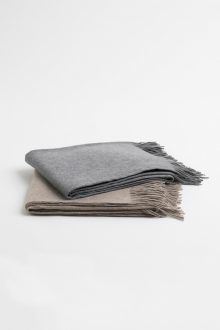Solid Woven Throw - Kinross Cashmere