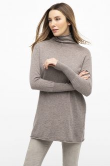 Easy Funnel Tunic - Kinross Cashmere