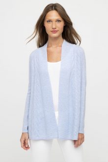 Easy Textured Cardigan- Kinross Cashmere