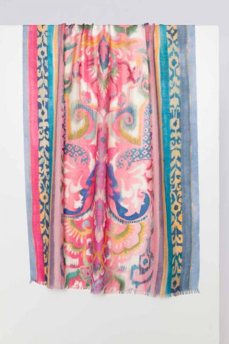 Tapestry Print Scarf - Kinross Cashmere