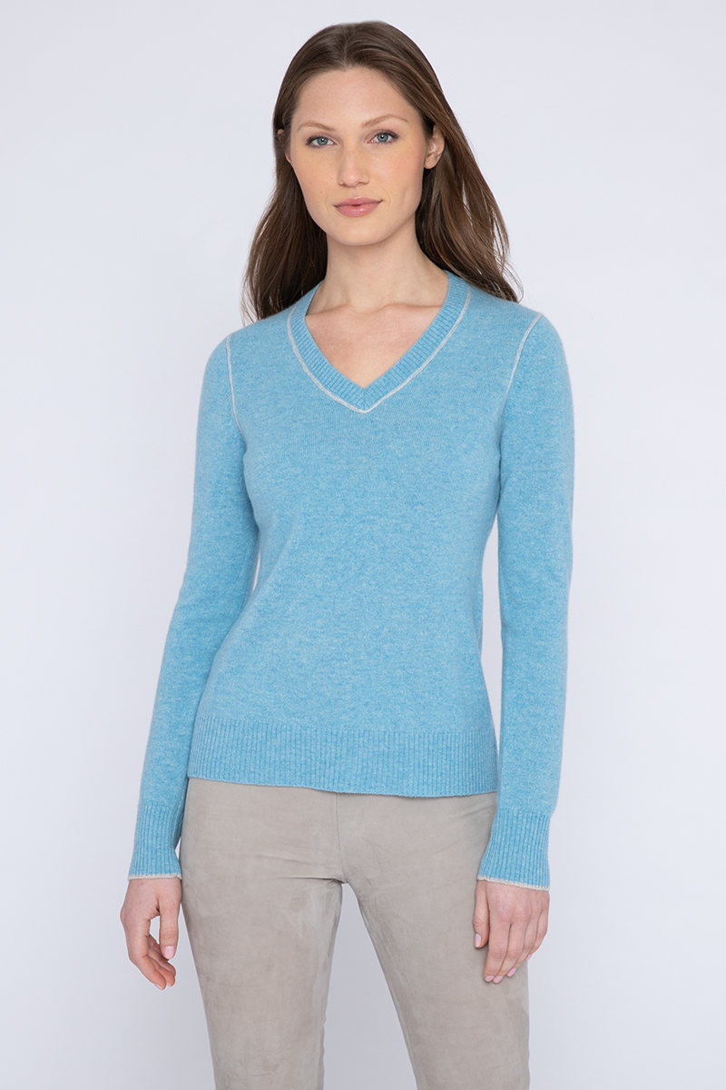 Tipped Vee - Kinross Cashmere