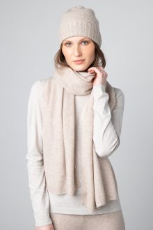Textured Oversized Scarf - Kinross Cashmere