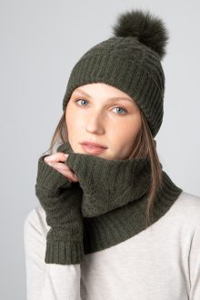 Luxe Cable Neckwarmer - Kinross Cashmere