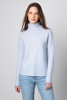 Textured Slouchy Funnel - Kinross Cashmere