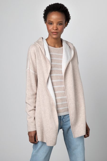 Reversible Coverstitch Hoodie - Kinross Cashmere