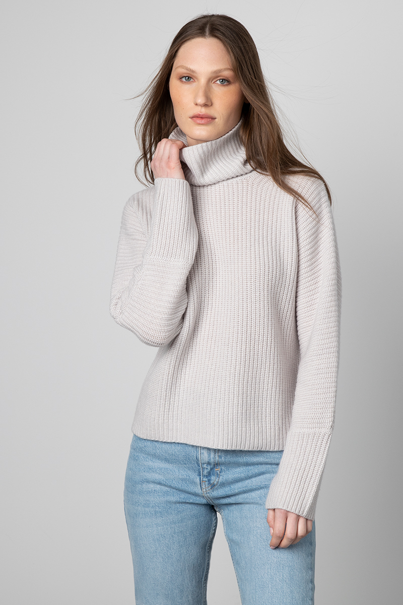 Luxe Cozy T-Neck - Kinross Cashmere