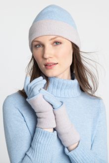 Colorblock Gloves - Kinross Cashmere