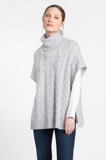 Luxe Cable Cowl Popover - Kinross Cashmere