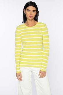 Thermal Striped Crew - Kinross Cashmere