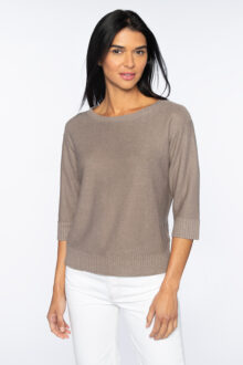 Textured Easy Pullover - Kinross Cashmere