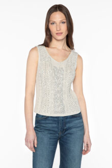 Crystal Cable Tank - Kinross Cashmere