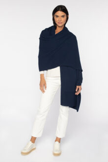 FWT Textured Edge Travel Wrap - Kinross Cashmere