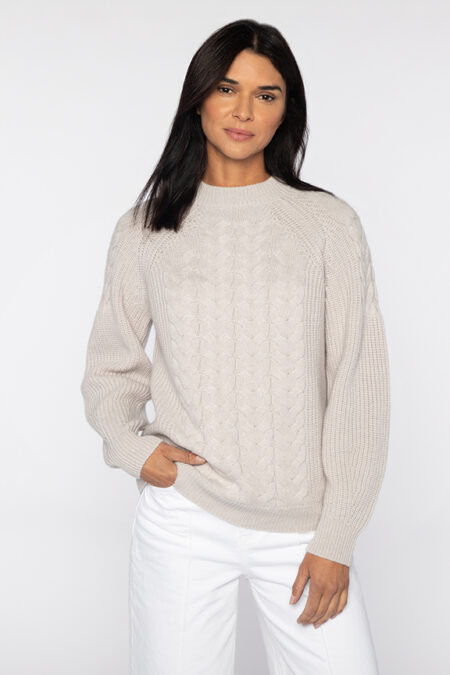 Luxe Cable Crew - Kinross Cashmere