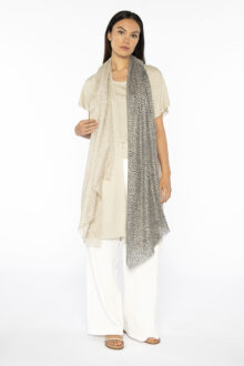 Dots Print Scarf - Kinross Cashmere