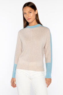 Pop Trim Dolman Crew - Kinross Cashmere