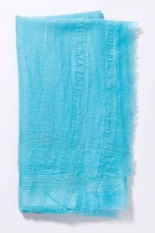 Kinross Cashmere | Spring 2016 | Cashmere Scarf with Silk Border