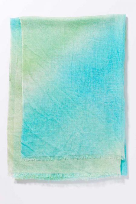 Kinross Cashmere | Spring 2016 | Tie Dye Print Scarf