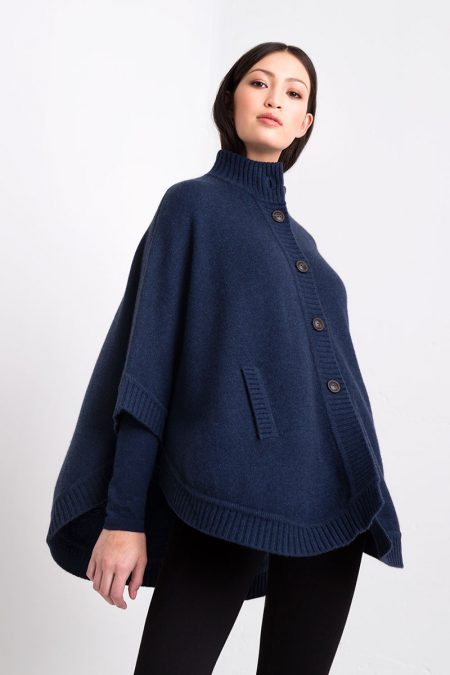 Rounded Cape Kinross Cashmere 100% Cashmere