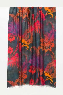 Ombre Paisley Print Scarf - Kinross Cashmere