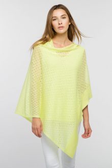 Open Work Poncho - Kinross Cashmere