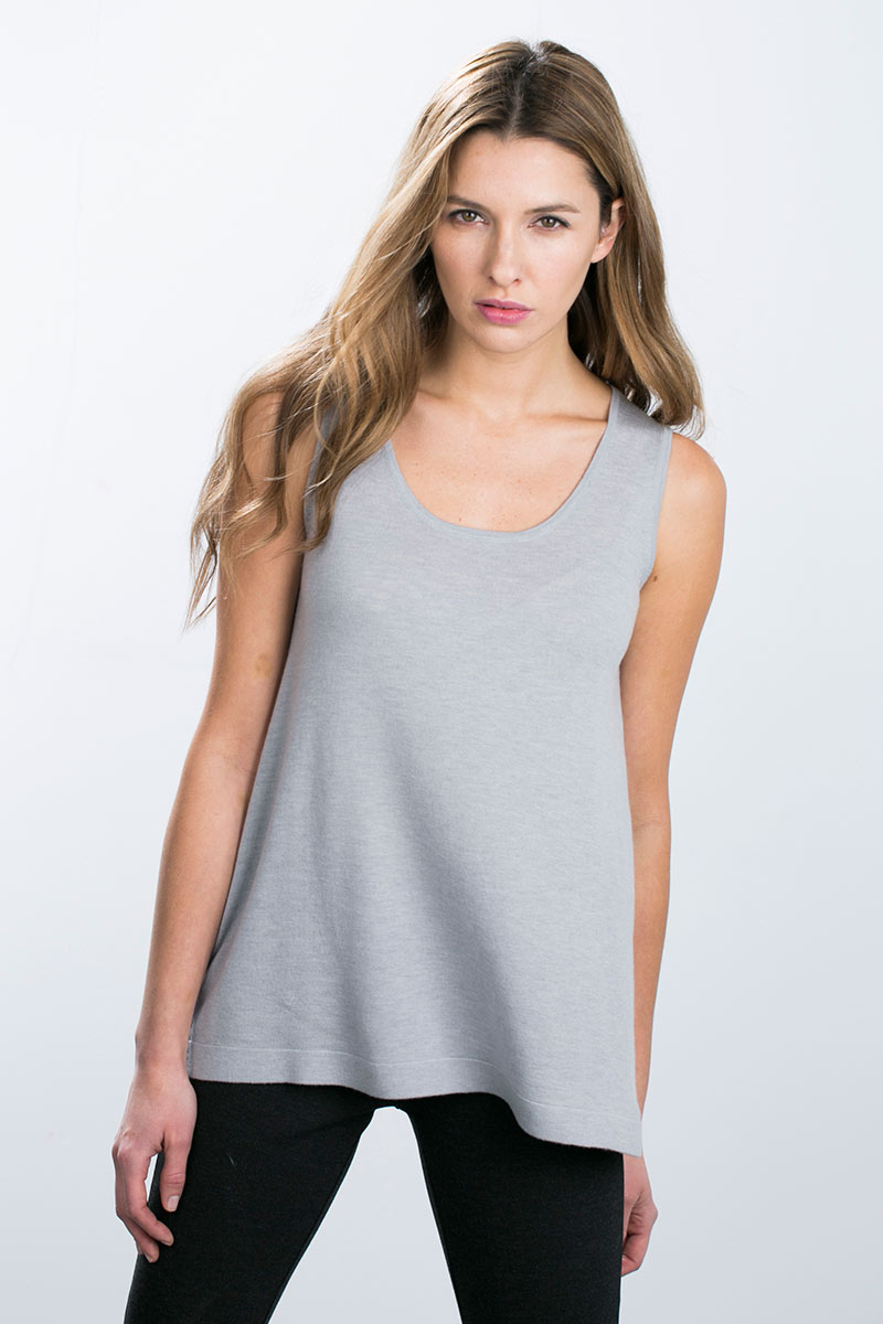 Kinross Cashmere | Worsted Relxed Tank