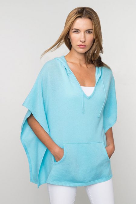 Kinross Cashmere | Spring 2016 | Hooded Poncho