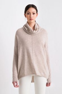 Slouchy Cowl Popover Kinross Cashmere 100% Cashmere