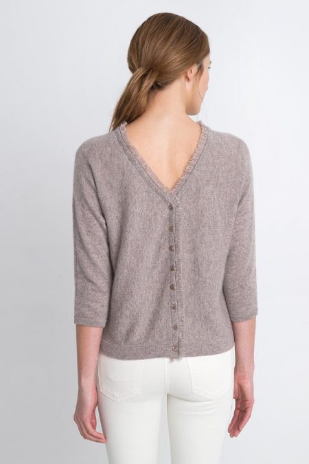 Front to Back Cardigan Kinross Cashmere 100% Cashmere