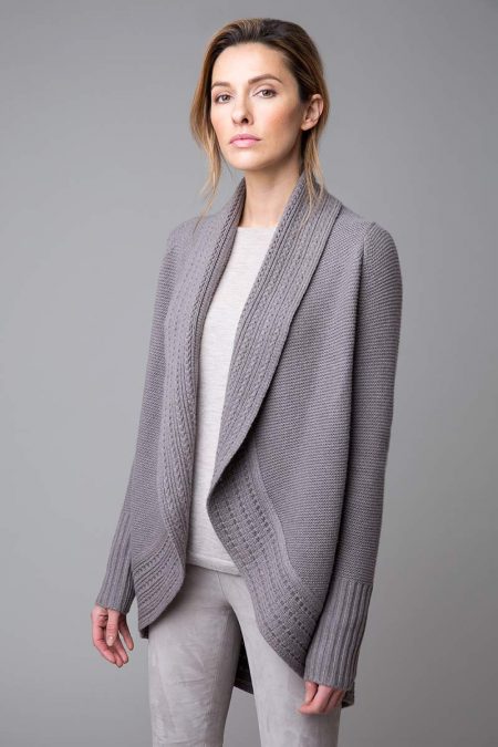 Luxe Circle Cardigan - Kinross Cashmere