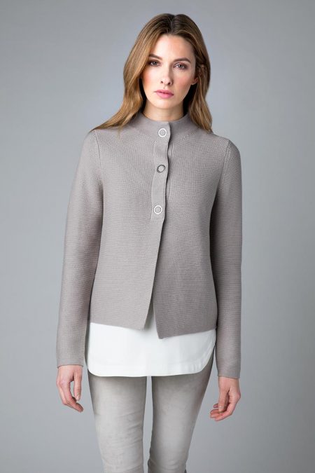 Garter Stitch Cardigan - Kinross Cashmere