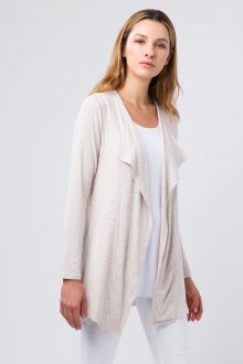Front Seamed Cardigan - Kinross Cashmere