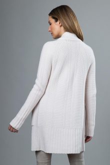 Luxe Cable Cardigan - Kinross Cashmere