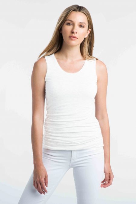 Ruched Tank - Kinross Cashmere